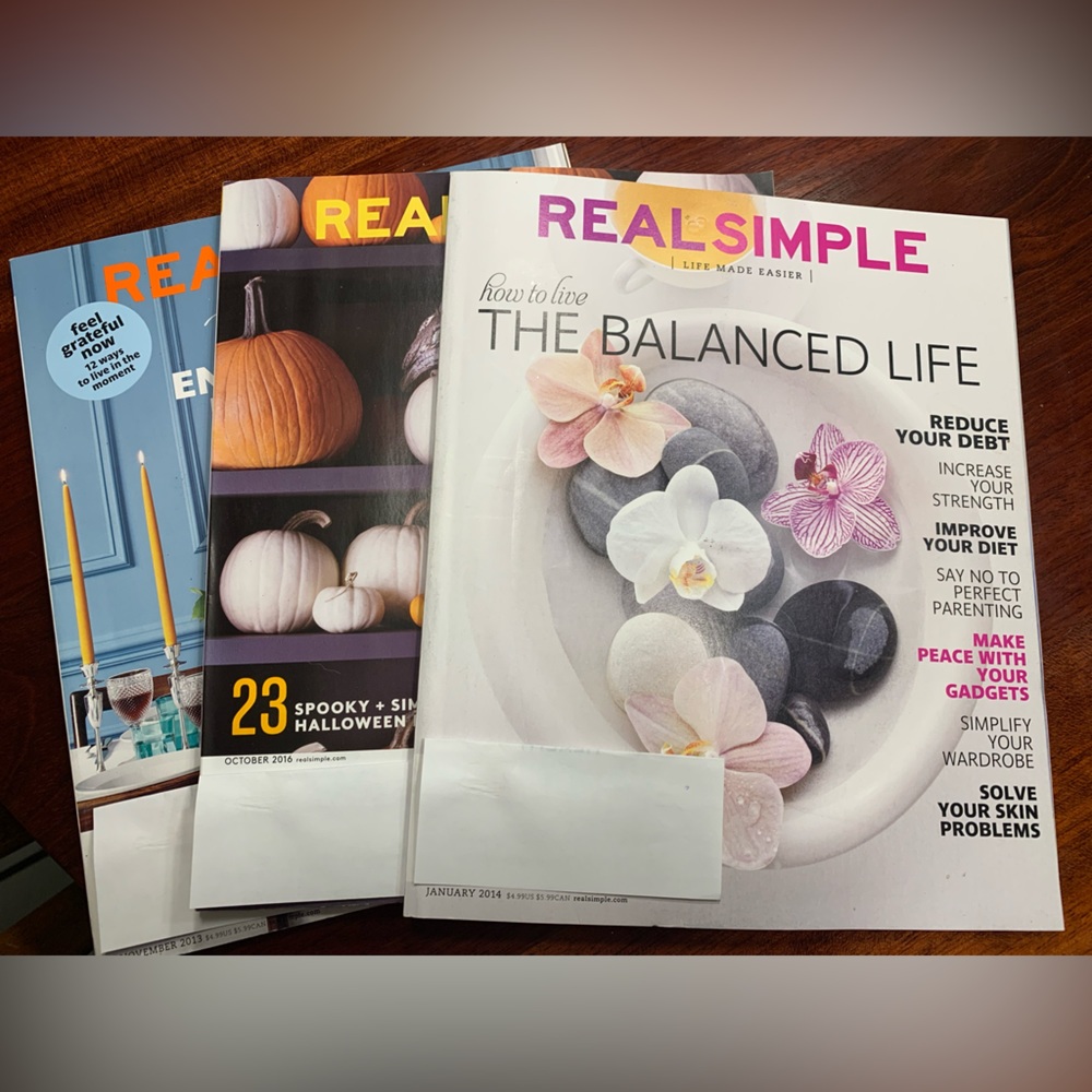 Real Simple Magazine Back Issues